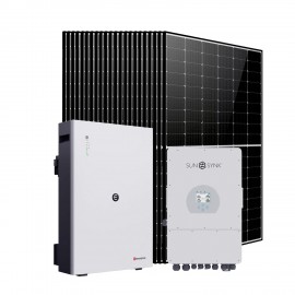 Солнечная электростанция 10кВт (SUNSYNK 10кВт/ LiFePO4 10,6кВт/ 22x DMEGC 450Вт)